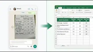 Image to Excel Converter Online Free | Convert JPG PNG to XLSX | Whatsapp image to excel Converter