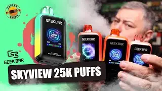 GeekBar Skyview 25k Puffs - O novo Pod Descartável da GeekVape