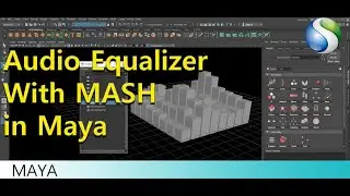 Audio Equalizer with MASH in Autodesk Maya