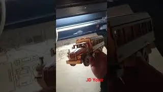 Конструктор на лазерном станке Урал вахтовка грузовик