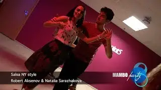 Salsa NY style. Robert & Natalia Sarazhakova || MAMBO party by Dance Studio 25.5