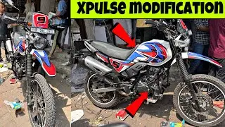 hero xpulse 200modified | xpulse crash guard | xpulse decals stickers