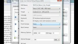 Create Android Virtual Device (AVD)