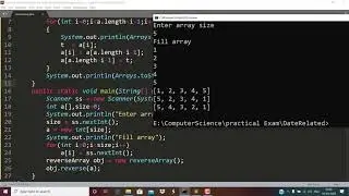 Reverse an Integer Array(Recursion)