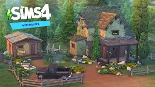 WEREWOLVES' FAMILY HOME 🐺 | The Sims 4 Speed Build