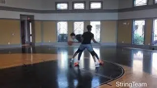 StringTeam Basketball Workout Pj Byrd, Kellen Amos, Chirstian Ellis, Dylan Garcia 1on1 gets HEATED!
