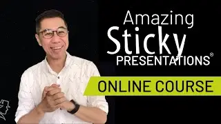 How To Present With Confidence ONLINE COURSE - Amazing Sticky Presentations - CORE CONCEPTS
