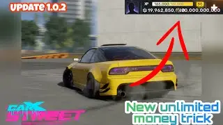 CarX street | New easy and fast unlimited money trick🤑 | v1.0.2