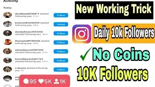 Instagram par Daily 10k Followers kaise Badhaye | How to Increase 10k Followers in Instagram