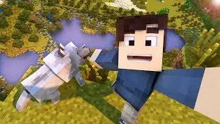 Kicking a dog - Minecraft Animation