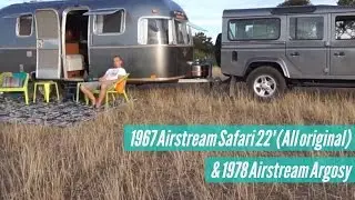 Airstream Fun and GORGEOUS Views of the Wairarapa New Zealand- 1967 Safari 22' & 1978 Argosy 22'