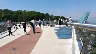 Киев. Новый пешеходный мост.