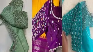 Modren and latest maggam work blouse designs