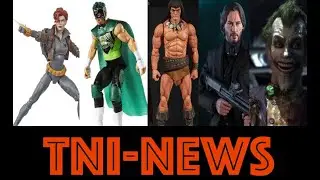 TNINews: More Black Widow Marvel Legends, DC Multiverse, Mattel WWE, Mezco Conan, John Wick And More