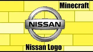Как построить Nissan (Logo) в Minecraft