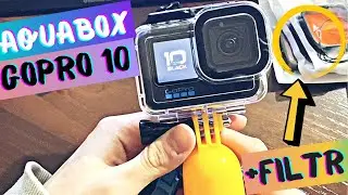 GOPRO 10 AQUABOX + WATER FILTERS, ФИЛЬТРЫ ДЛЯ ПОДВОДНОЙ СЪЁМКИ 