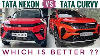 Tata Curvv 2024 vs Nexon 2024 - Which is Better? | Tata Nexon vs Curvv Tata Motors | 2024 Curvv Tata