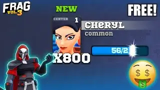 Free *CHERYL* Character From Event 🤑 Frag Pro Shooter