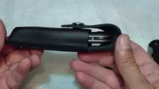 Ношение ножа в чехле на поясе.