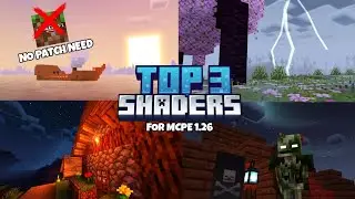 TOP 3 SHADERS That Work In Original MCPE! 🚀 No Patch Required