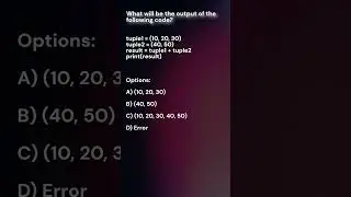 Python Tuple Concatenation: A Quick Tip #python #shortsfeed #shorts  #programming #code