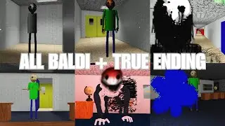 Roblox Baldi's Ultimate E&L - Full Gameplay (All Baldi + True Ending Guide)