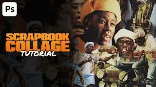 Create a COLLAGE Cover Art | Photoshop Tutorial | Tyler The Creator GFX