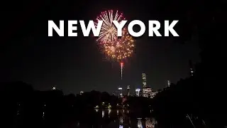 Summer Fireworks Over New York