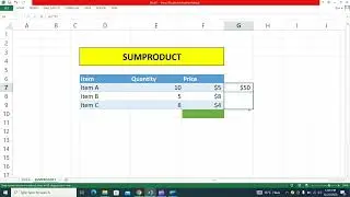 SUMPRODUCT FORMULA IN EXCEL | SUMPRODUCT | SUMPRODUCT EXCEL IN MULTIPLEC CONDITIONS 