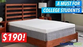 Tempur-Pedic Mattress Topper Review: A MUST For College Students!