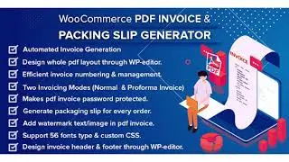 WooCommerce PDF Invoice & Packing Slip Generator | Codecanyon Scripts and Snippets