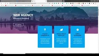 Responsive Web Design | Bootstrap 4 Website | Bootstrap 4 Tutorial | Bootstrap Navbar | Part 1 / 2