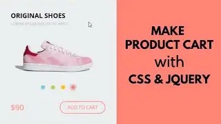 How to Make Product Card with CSS & jQUERY  | Citrine Academy