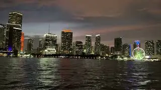 Beautiful Miami Cruise View @ Night Port Miami Florida Usa Downtown Miami Exotic South Beach