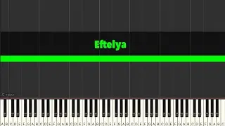 Eftelya piano nota tutorial