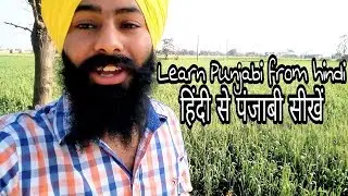 Learn Punjabi through Hindi | How to Speak Punjabi from Hindi | Learn Punjabi Language