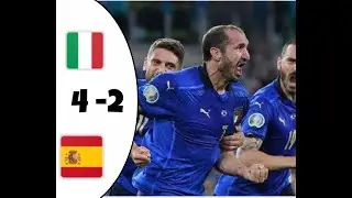 Italy vs Spain Penalty Shootout