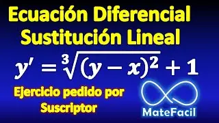 Differential Equation: Linear Substitution