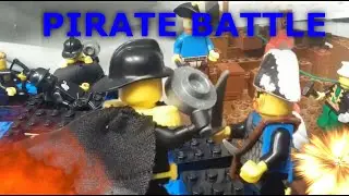 PIRATE BATTLE LEGO  (Stop motion)