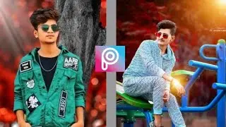 PicsArt background Chenging editing||red colour background editing PicsArt||stylish potret editing