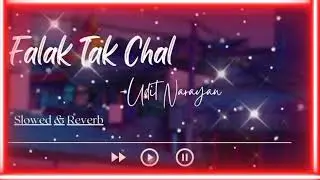 falak tak chal sath mere - Udit Narayanllnew lofi song(slowed+reverb)mix by@vedikabtsarmy2523