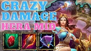 CRAZY DAMAGE NUMBERS | Smite Season 9 Conquest | Hera Is A hidden Gem!