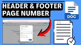 How To Add Page Number On Header & Footer In Google Docs