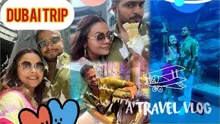 HOLIDAY IN DUBAI 🥰 #burjkhalifa #fountain  #aquarium #dubai #husbandwife #travelvlog #part1