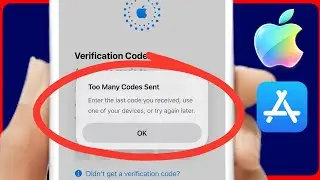 Apple ID: Too Many Codes Sent - Enter the Last Code You Received or Try Again Later