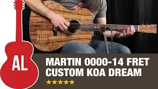 Martin 0000-14 Fret Custom Koa - A Dream Guitar!