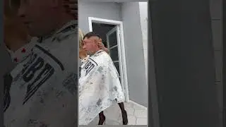 Barberette Giving a Haircut 