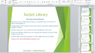 03_Python Networking Arabic socket library part 3 and ntplib