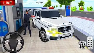 ➰🔴New Live🔴Refuel His Super police Car Driving - 3D Driving Class Simulation Android Gameplays