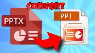 how to convert pptx to ppt